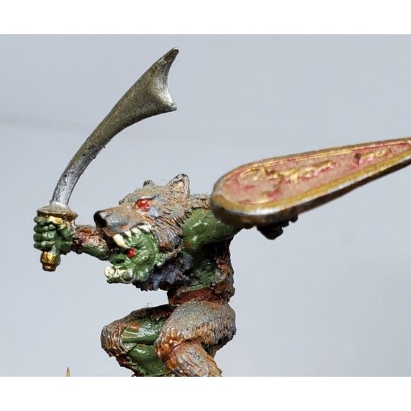 Ogre Warrior In Wolf Clothing Shelf Sitter Mini Statue - A Must-Have for Fantasy - Picture 9 of 12